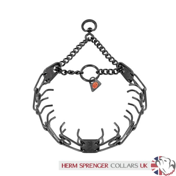 4mm Herm Sprenger Prong Collar for Large Dogs Black Steel 82.99