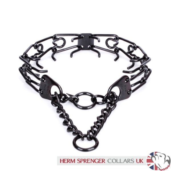 black prong collar for dogs